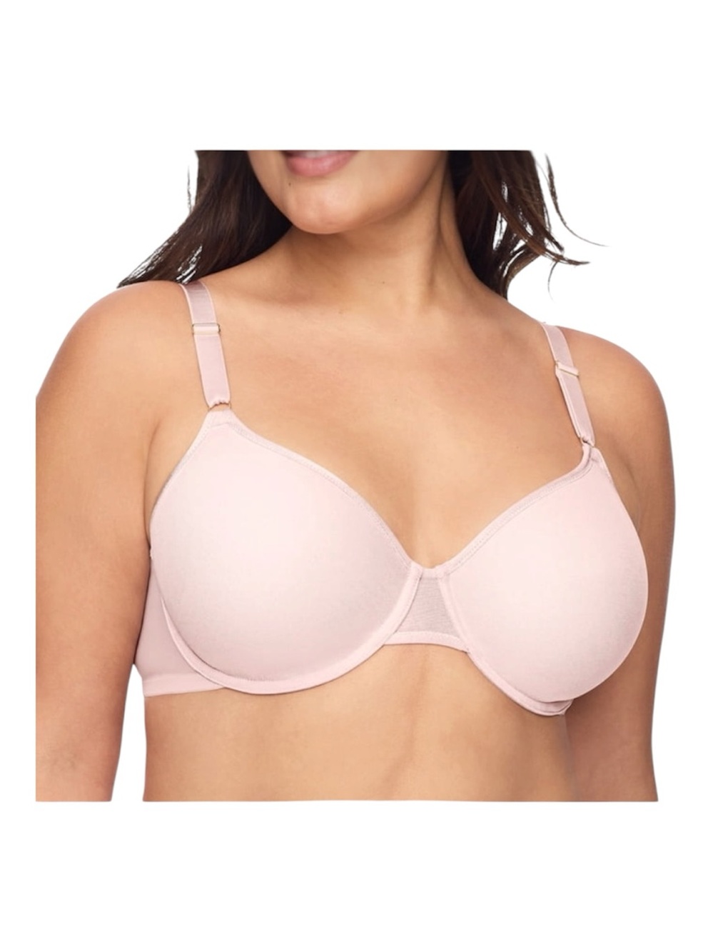 Warners Blissful Benefits Women's Breathable Lightly Lined Underwire Size S Pink